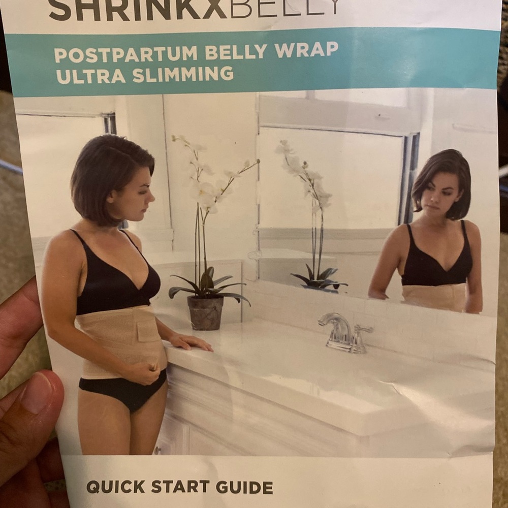 Nude color Upspring ShrinkXBelly postpartum belly wrap